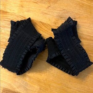 Dancer in Heels ankle support straps with velcro- black